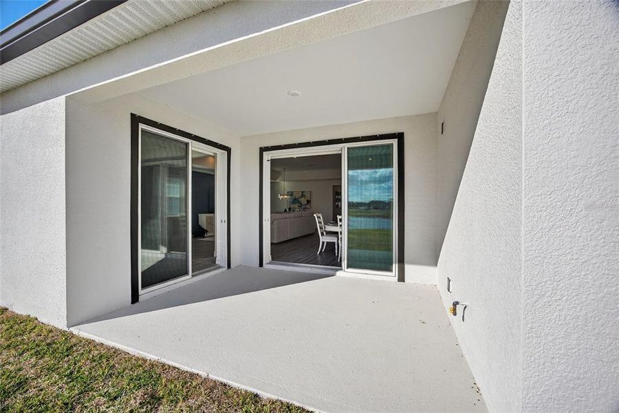 Exterior details and patio area of a home in Heritage Station, Punta Gorda (Image 3).