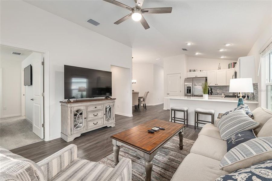 Furnished interior view inside a new home in , The Villages (Image 44).