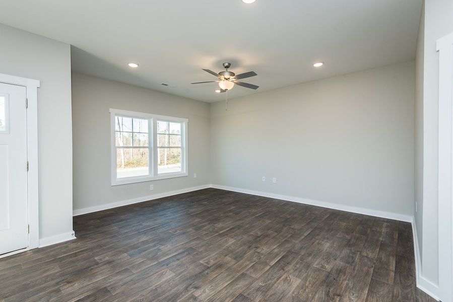 Representative unfurnished interior of a home built from the Grayson B by Foundation Home Builders LLC in Ambergate II, Rocky Mount (Image 15).