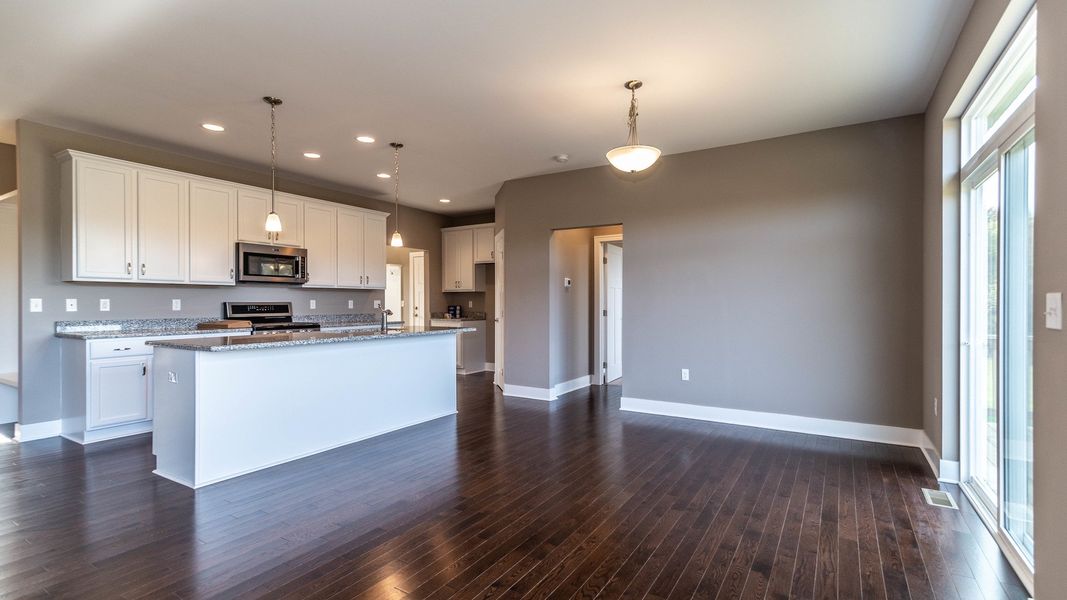 Representative furnished interior of a home built from the The Boulder Side Entry by Norfolk Homes in The Grande Estates, Jackson (Image 7).