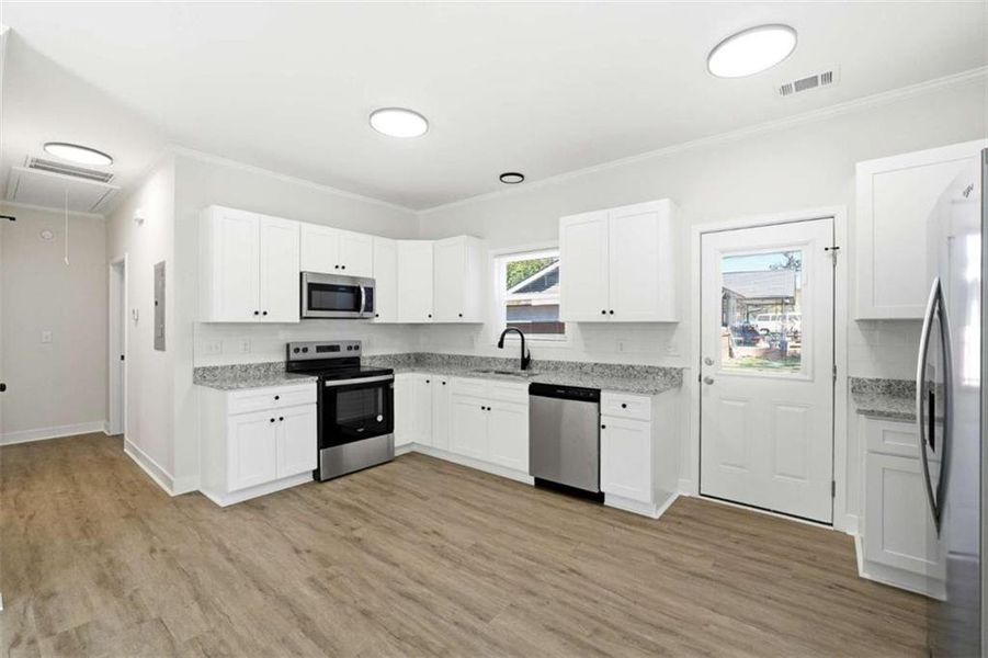 Furnished interior view inside a new home in , Athens (Image 6).