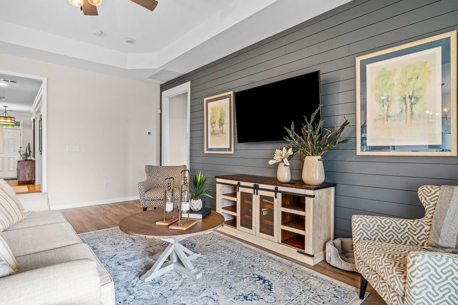 Representative furnished interior of a home built from the The Cherry Grove by Chesapeake Homes in The Willows, Loris (Image 15).