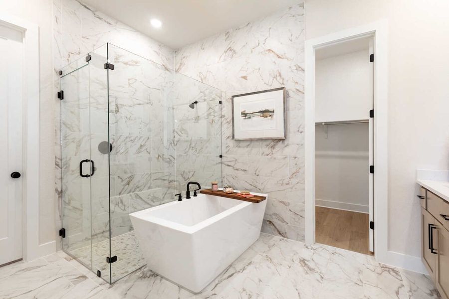 Representative Primary Bathroom - some options shown