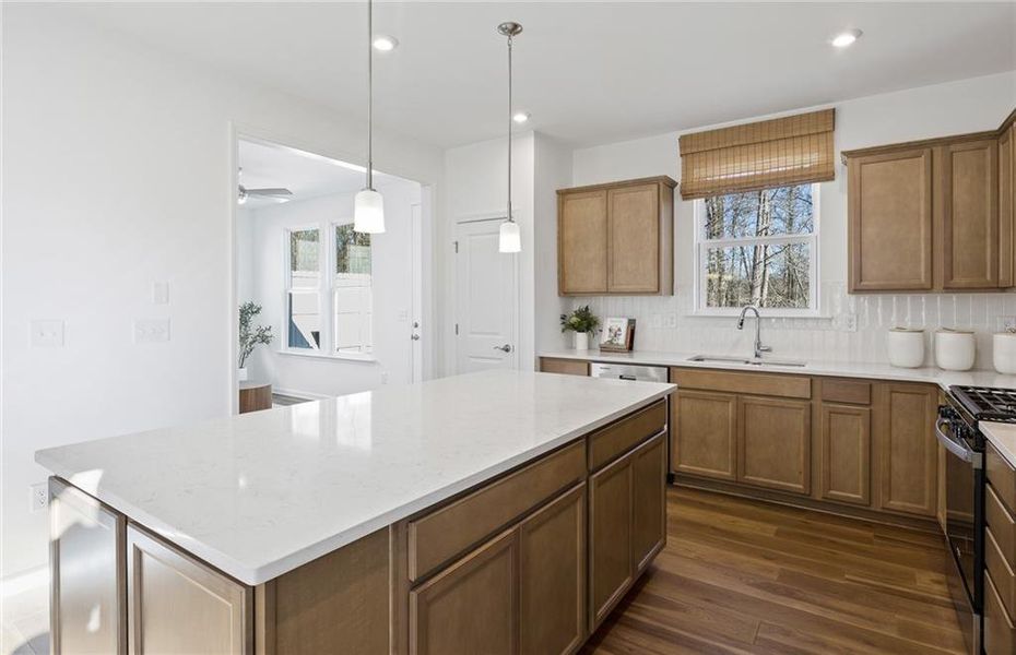 Furnished interior view inside a new home in Sun City Peachtree, Griffin (Image 11).