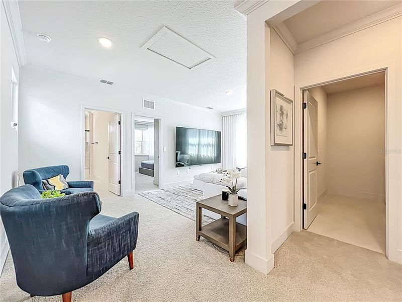 Furnished interior view inside a new home in Summerlake Reserve, Winter Garden (Image 37).