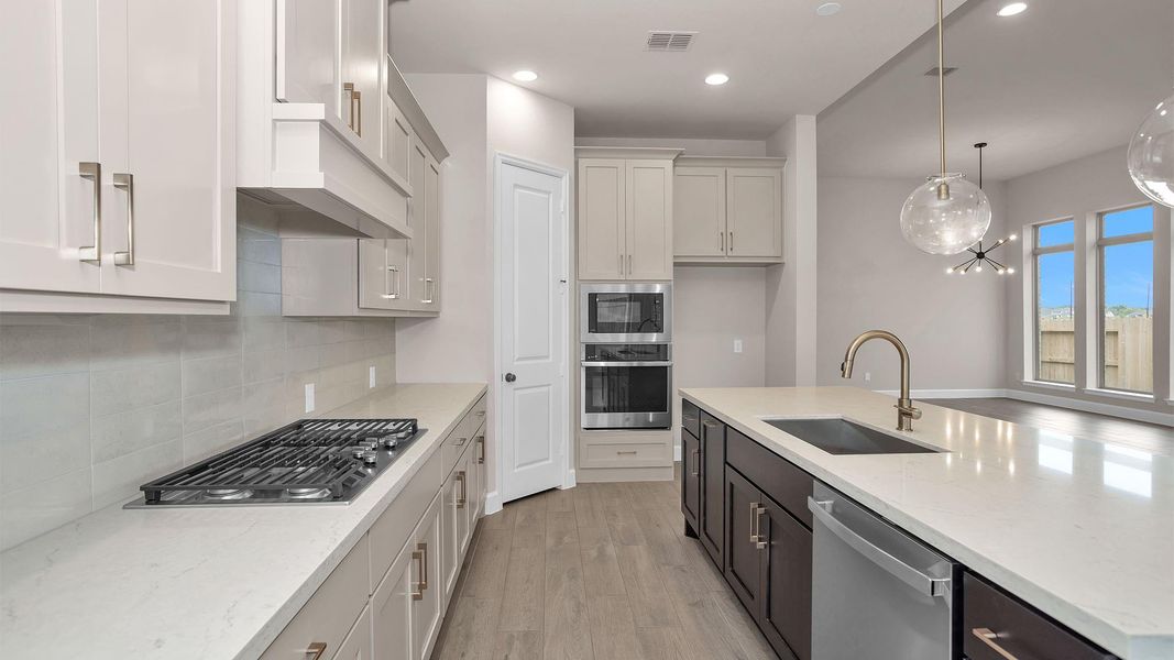 Furnished interior view inside a new home in Valencia 60', Manvel (Image 3). Furnished interior view inside a new home in Valencia 60', Manvel (Image 3).