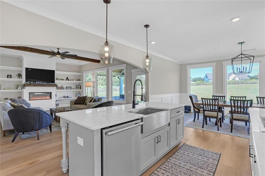 Furnished interior view inside a new home in , McDonough (Image 27).