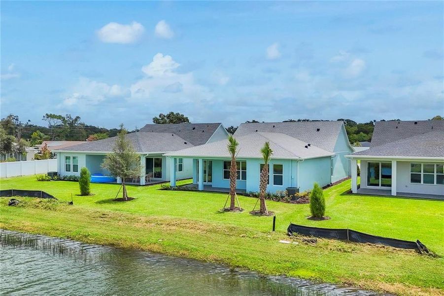 Exterior details and patio area of a home in Gracewater at Sarasota, Sarasota (Image 29).
