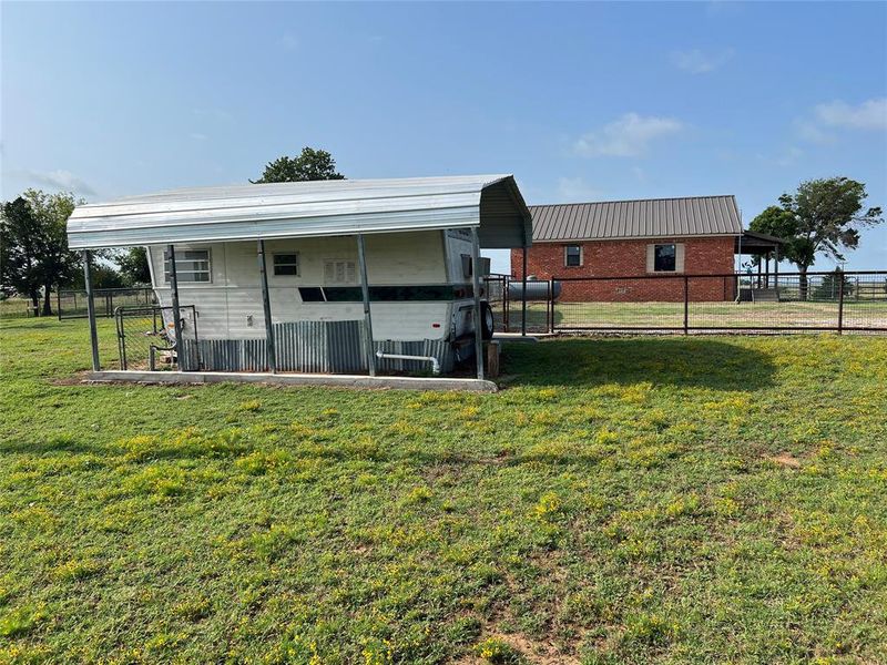 Exterior details and patio area of a home in , Nocona (Image 4).