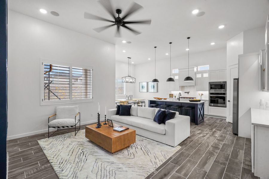 Representative furnished interior of a home built from the Pebble Beach by LEH. Homes in Summer Sky North, El Paso (Image 36). Representative furnished interior of a home built from the Pebble Beach by LEH. Homes in Summer Sky North, El Paso (Image 36).