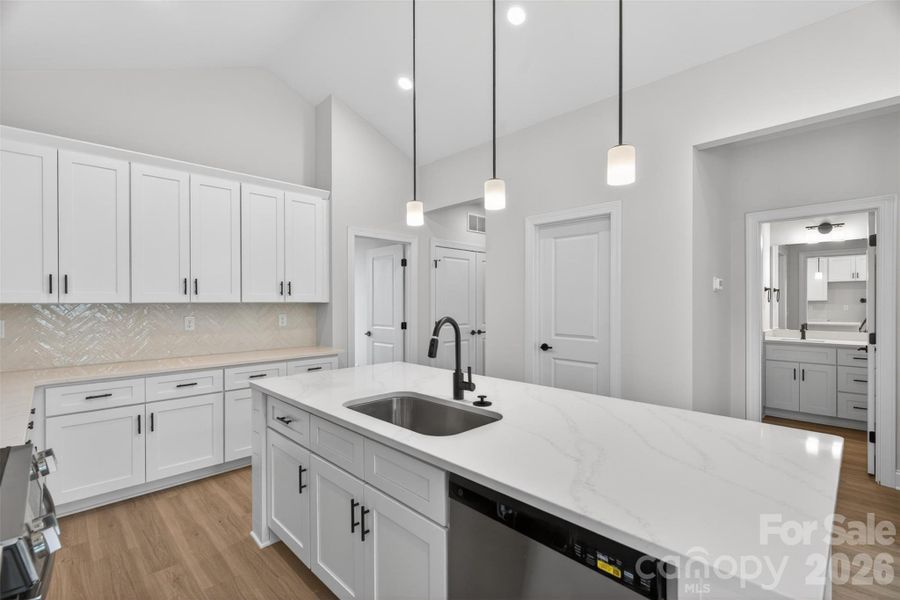 Furnished interior view inside a new home in , Monroe (Image 8).