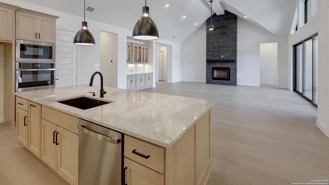 Furnished interior view inside a new home in Megan's Landing 1/2 Acre, Castroville (Image 7). Furnished interior view inside a new home in Megan's Landing 1/2 Acre, Castroville (Image 7).