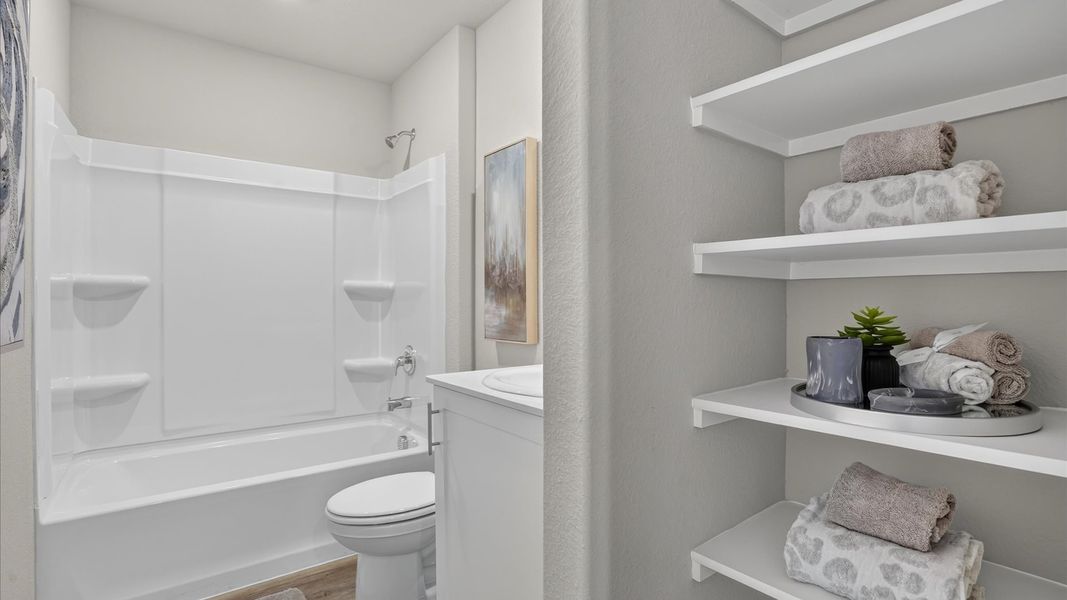 Furnished interior view inside a new home in Townes Landing, Fort Worth (Image 34).