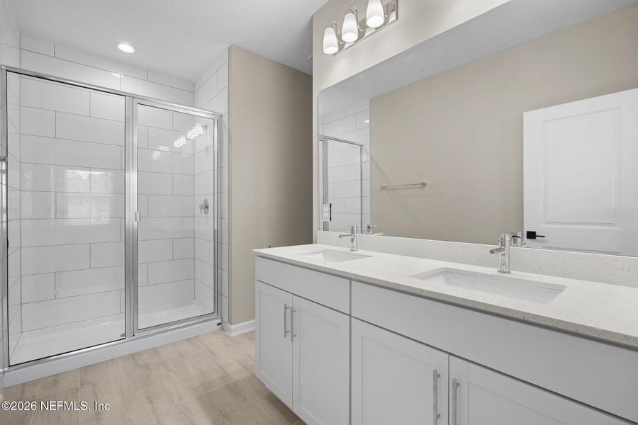 Furnished interior view inside a new home in , St. Augustine (Image 17).