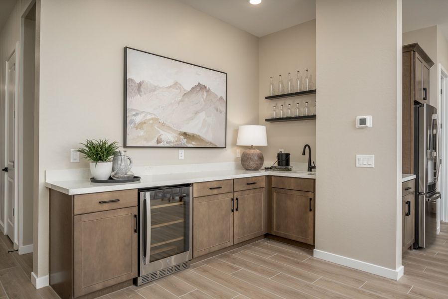Representative furnished interior of a home built from the Falcon by Risewell Homes in Citrus Park, Goodyear (Image 17).