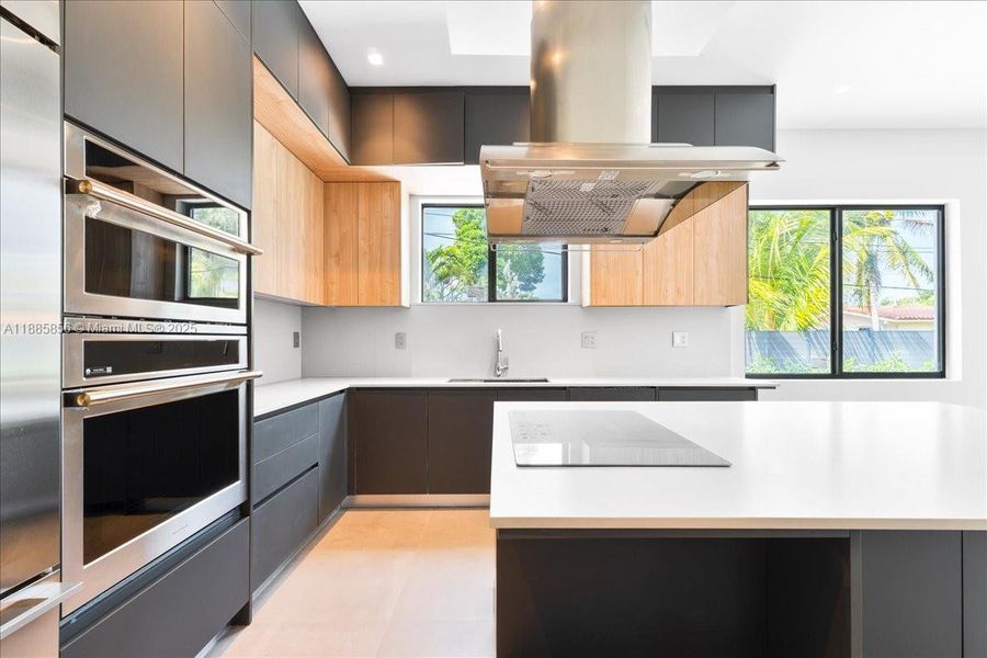 Furnished interior view inside a new home in , Miami (Image 7).