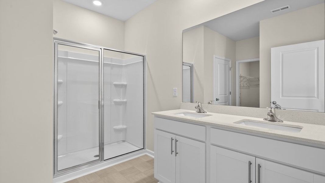 Furnished interior view inside a new home in Honeycutt Oaks, Angier (Image 8). Furnished interior view inside a new home in Honeycutt Oaks, Angier (Image 8).