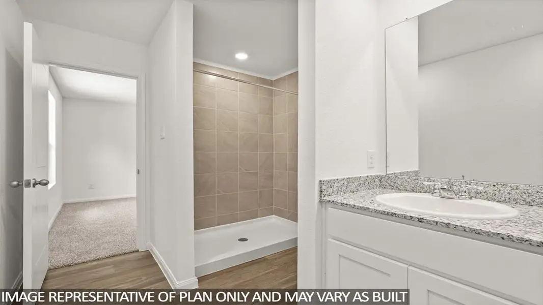 Furnished interior view inside a new home in McCrorey Trails, Conroe (Image 9).