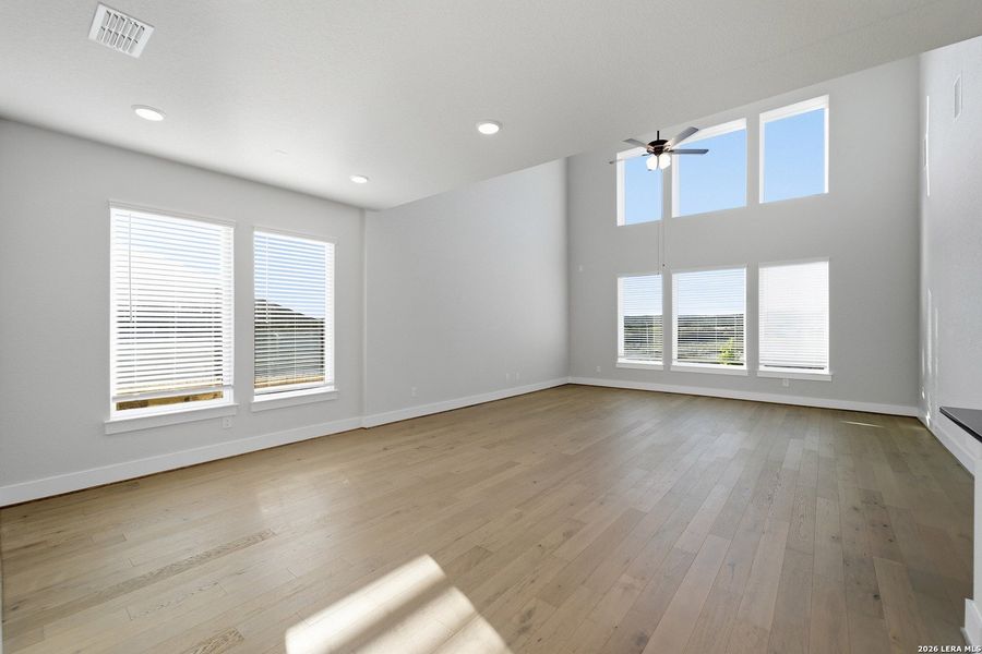 Spacious, unfurnished interior of a new home in The Woodlands at Medina Hills, Mico (Image 19).