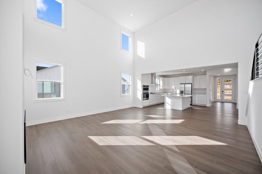 Spacious, unfurnished interior of a new home in Jackson Creek, Monument (Image 21).