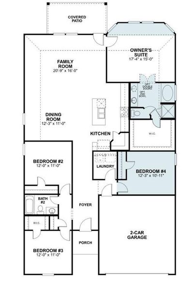 2D floor plan layout of this home in Sorella, Tomball, TX (Image 4). 2D floor plan layout of this home in Sorella, Tomball, TX (Image 4).