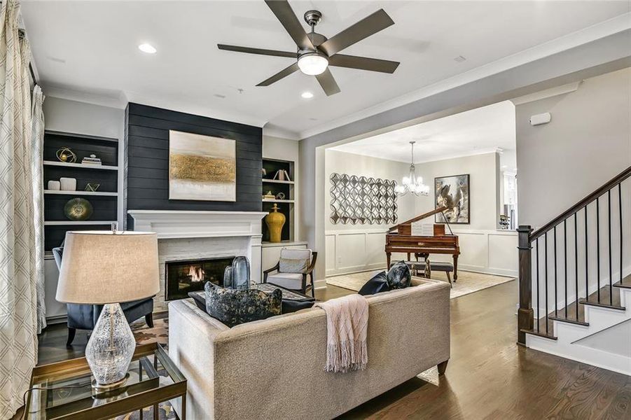 Furnished interior view inside a new home in , Senoia (Image 35).