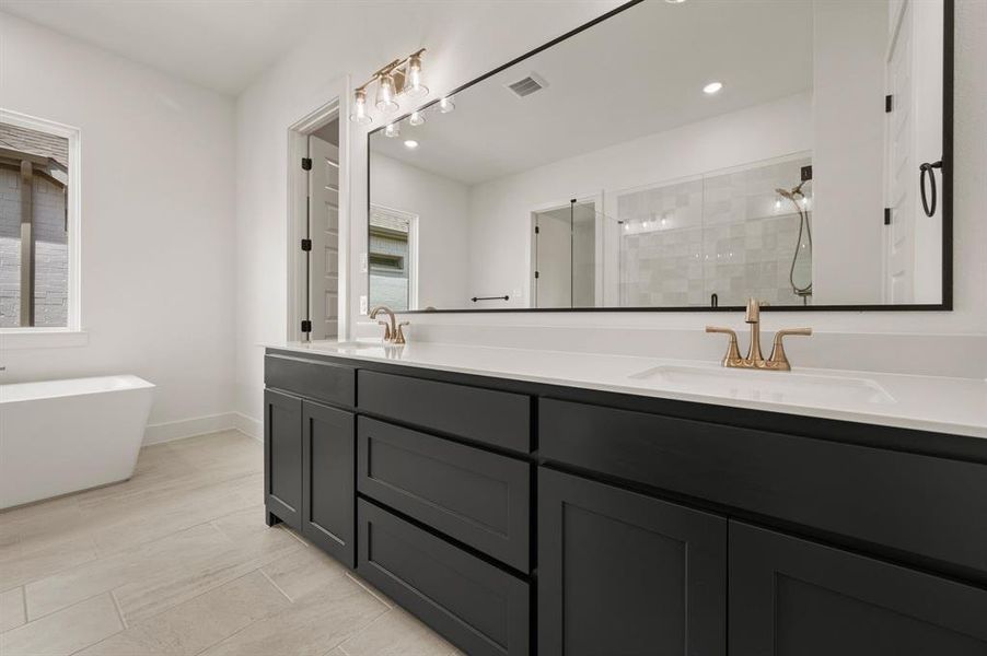 Furnished interior view inside a new home in Parks of Aledo, Aledo (Image 7). Furnished interior view inside a new home in Parks of Aledo, Aledo (Image 7).