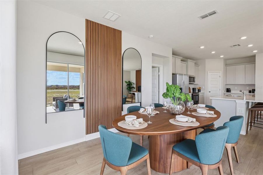 Furnished interior view inside a new home in Hawthorne Ranch, Lakeland (Image 14).