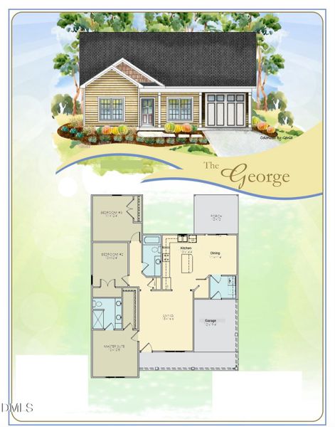 George 1 Car Floor Plan George 1 Car Floor Plan