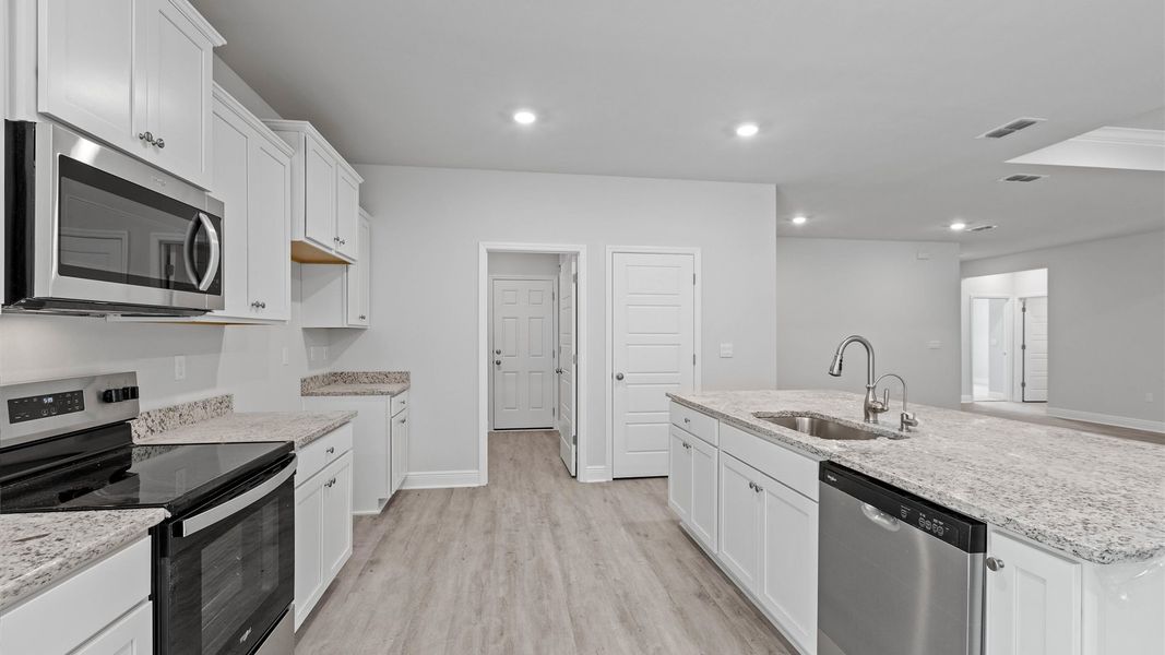 Furnished interior view inside a new home in Greystone, Crawfordville (Image 7).