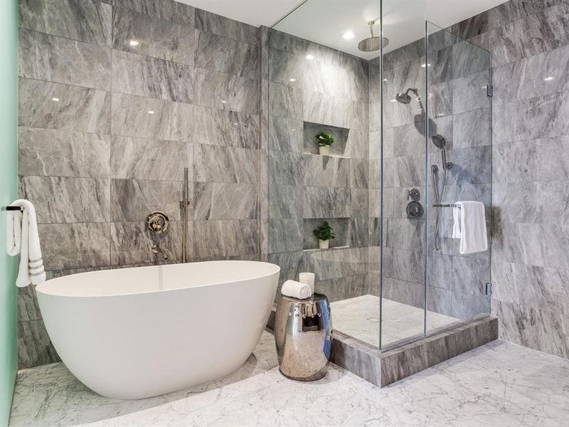 Furnished interior view inside a new home in , Tampa (Image 43).