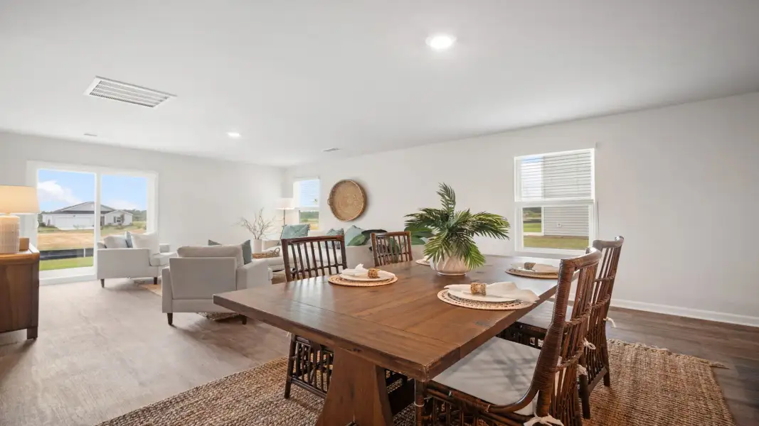 Furnished interior view inside a new home in The Retreat at East Argent, Ridgeland (Image 7).