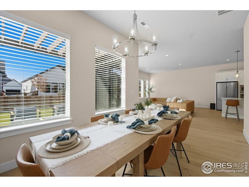 Furnished interior view inside a new home in Pelican Shores at Water Valley, Windsor (Image 10).