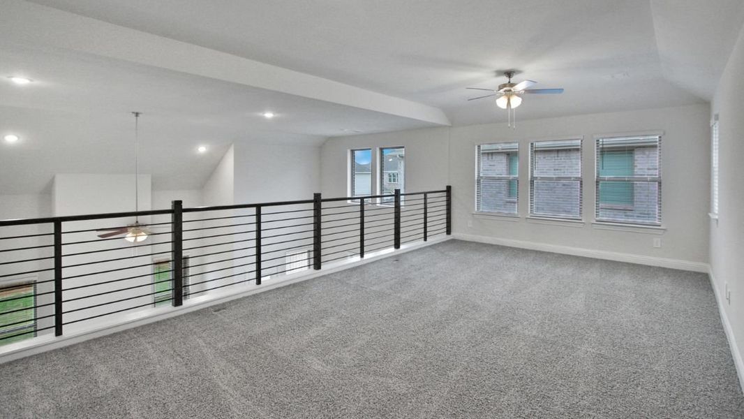 Spacious, unfurnished interior of a new home in The Landing at Hidden Lakes, McKinney (Image 16).