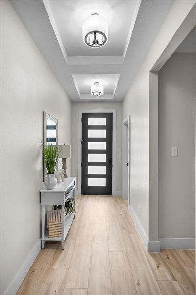 Furnished interior view inside a new home in , Dallas (Image 5).