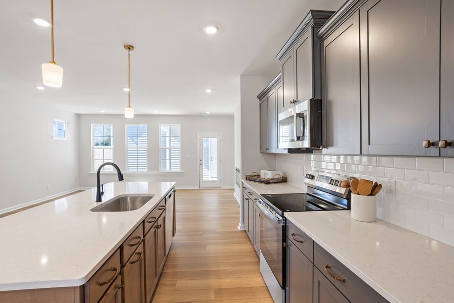 Furnished interior view inside a new home in Renaissance at White Oak, Garner (Image 11).