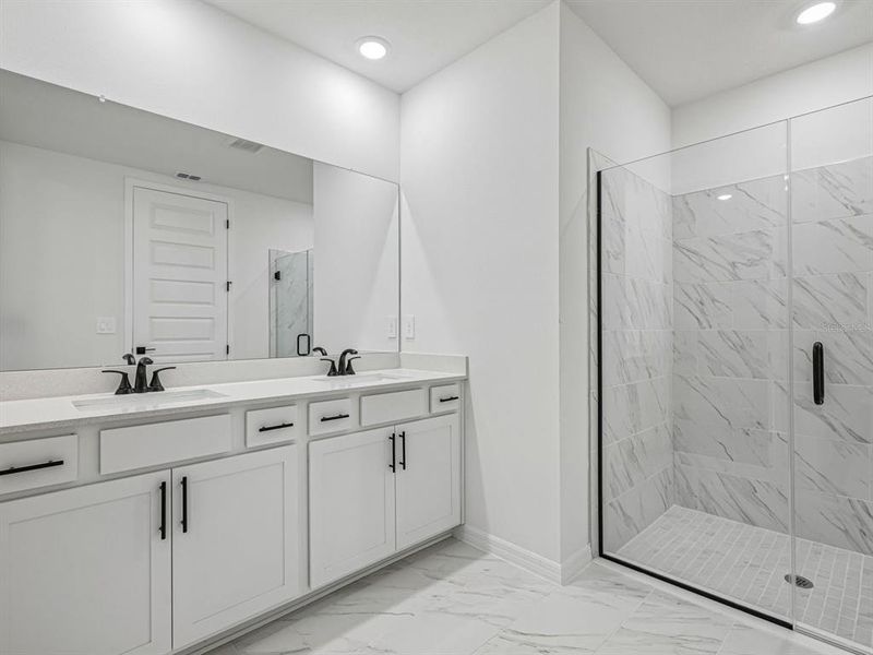 Furnished interior view inside a new home in The Grove at Stuart Crossing - Signature Series, Bartow (Image 10).