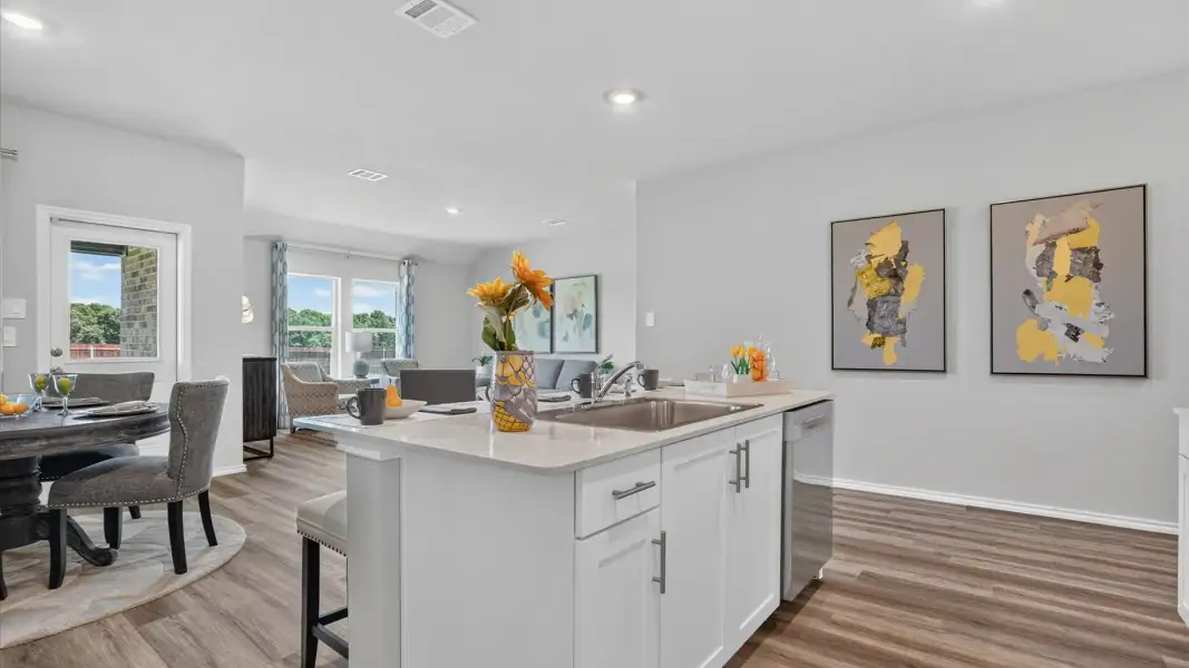 Furnished interior view inside a new home in Longhorn Estates, Fort Worth (Image 8).