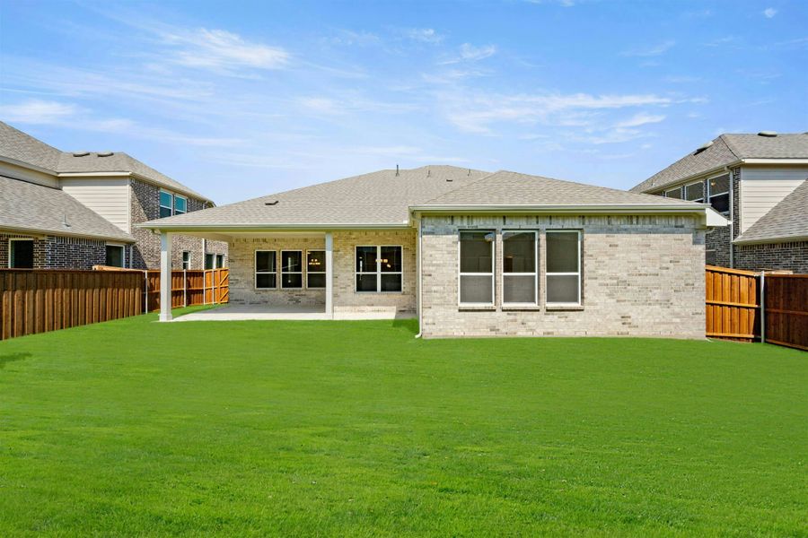 Representative exterior details of a home built from the Cherry by Kindred Homes in Westside Preserve, Midlothian (Image 33).