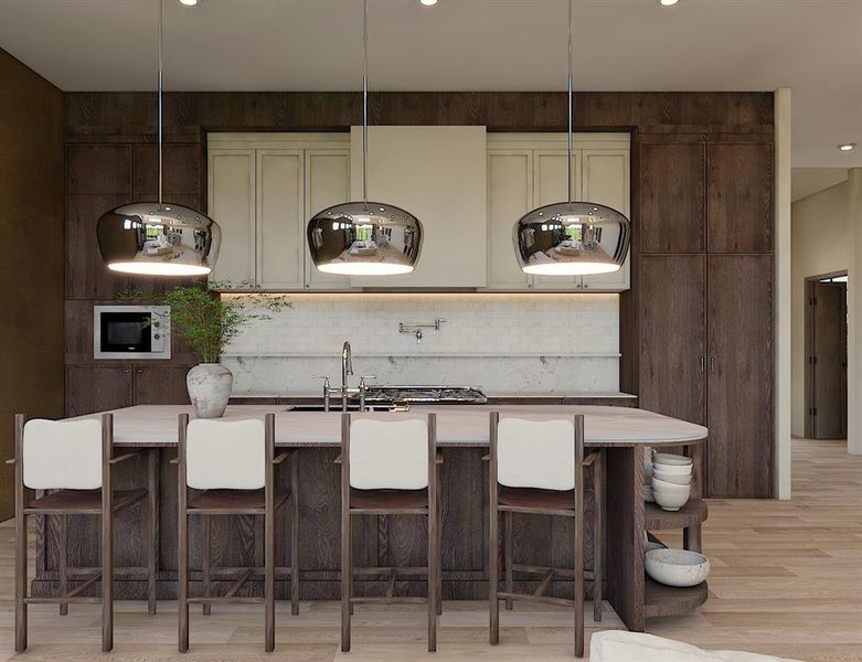 Furnished interior view inside a new home in , Dallas (Image 6).