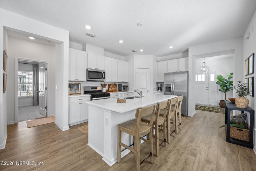 Furnished interior view inside a new home in , St. Augustine (Image 9).