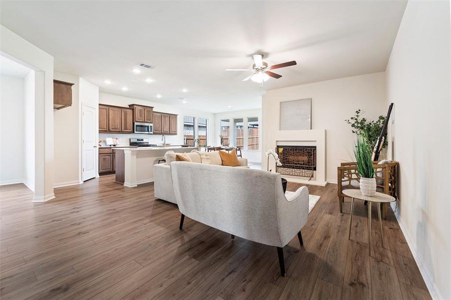 Furnished interior view inside a new home in Liberty Pointe, Gainesville (Image 19). Furnished interior view inside a new home in Liberty Pointe, Gainesville (Image 19).