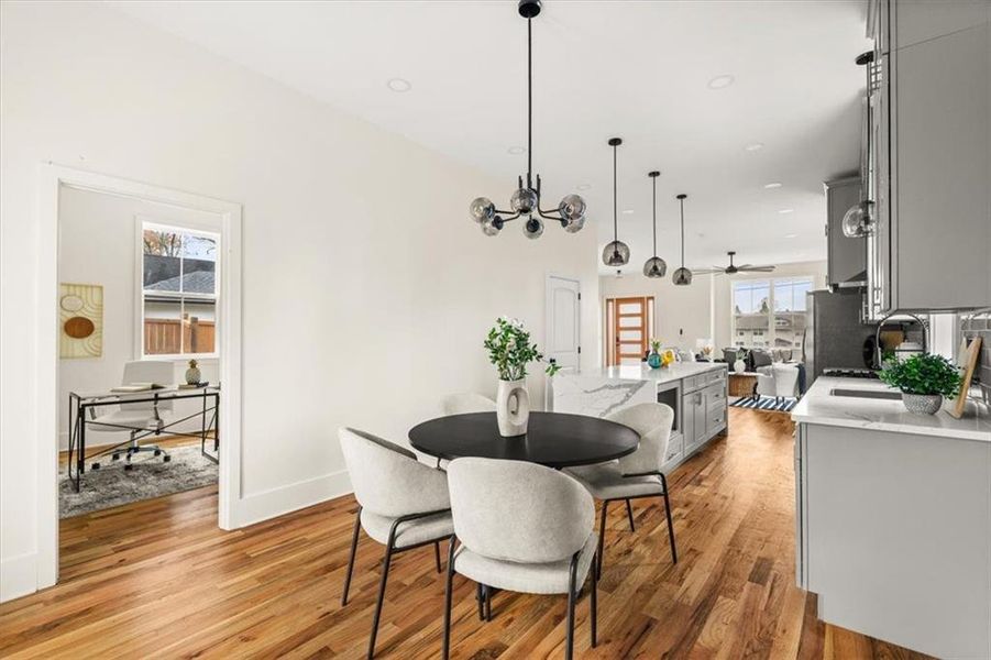 Furnished interior view inside a new home in , Atlanta (Image 34). Furnished interior view inside a new home in , Atlanta (Image 34).