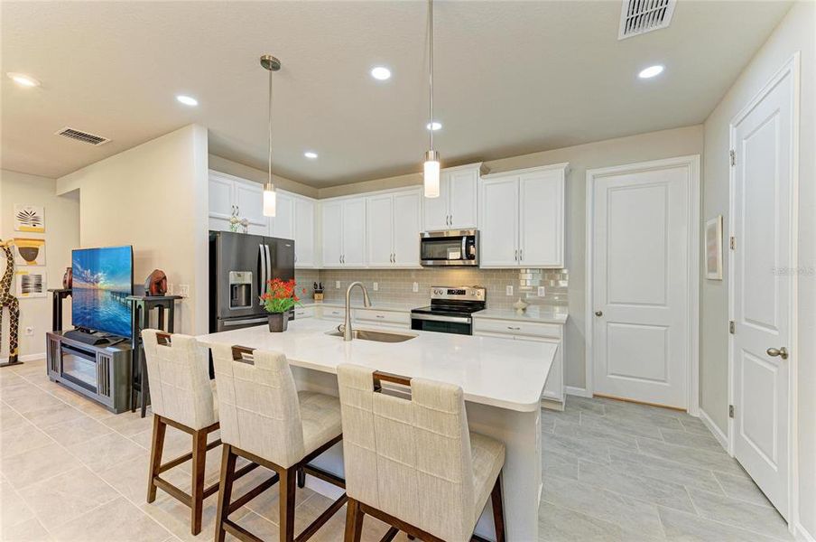 Furnished interior view inside a new home in , Venice (Image 7). Furnished interior view inside a new home in , Venice (Image 7).