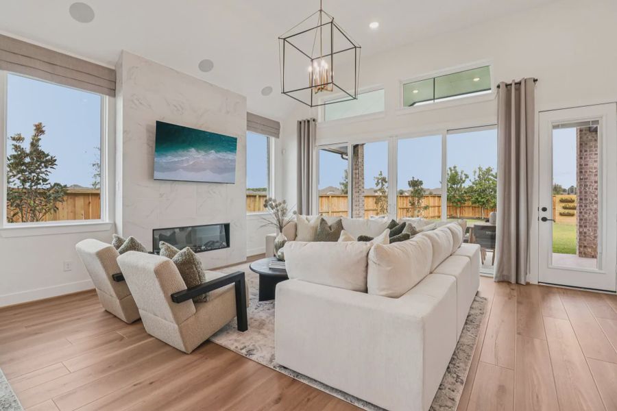 Representative furnished interior of a home built from the Lauren by Chesmar Homes in Jubilee 50's, Hockley (Image 5).