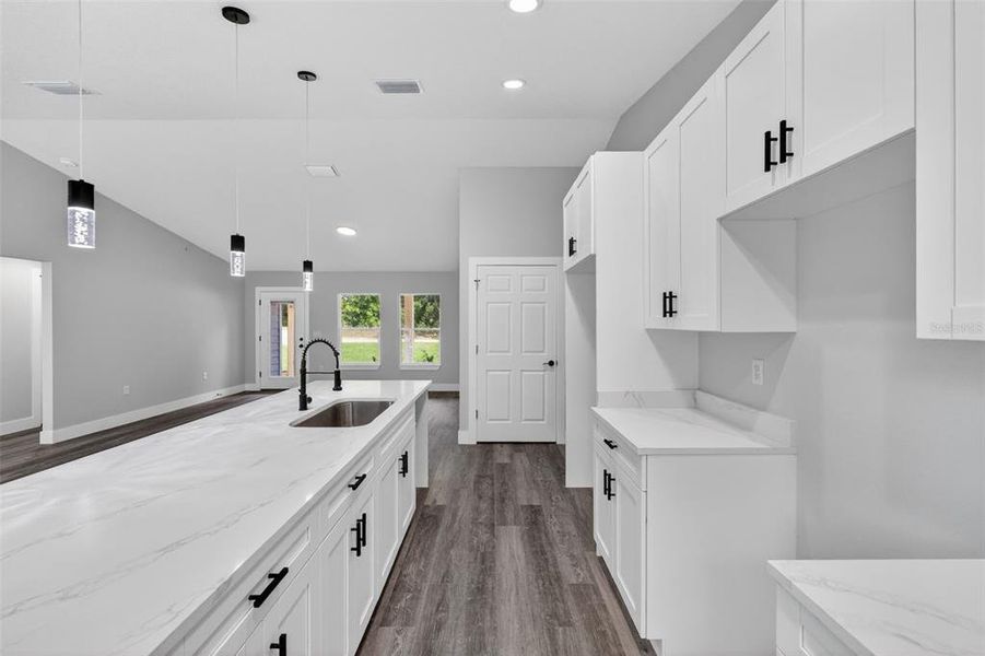 Furnished interior view inside a new home in , Dunnellon (Image 8).