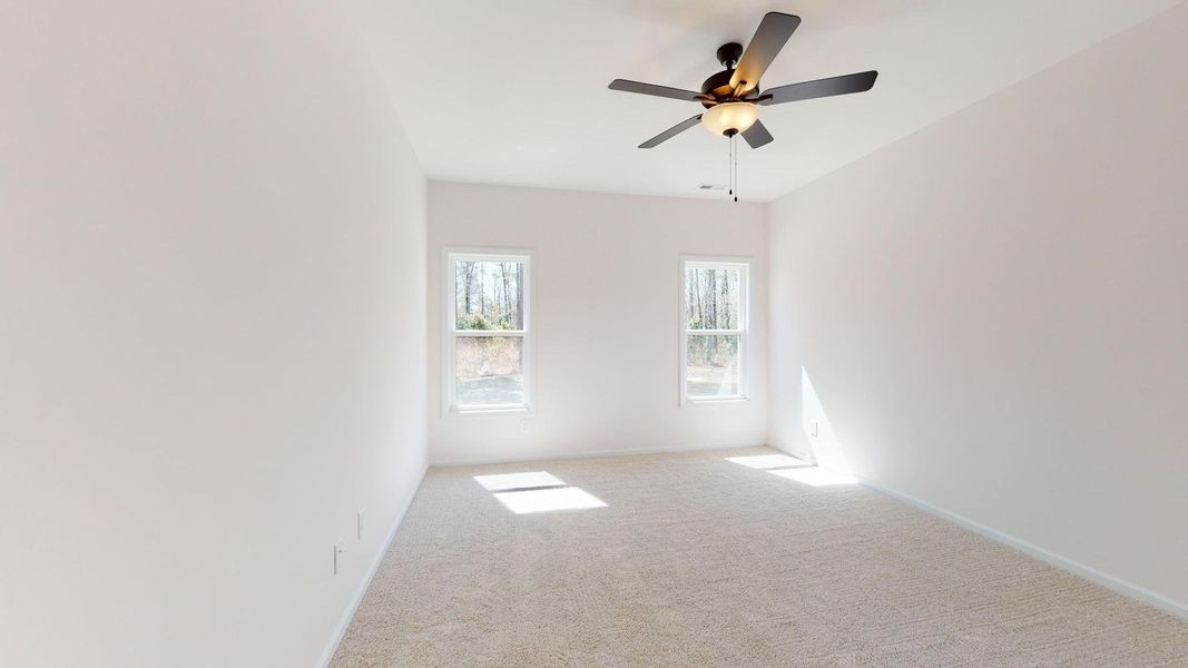 Representative unfurnished interior of a home built from the Catherine A by JC Jackson Homes,LLC in Heritage Pointe, Newport (Image 42).