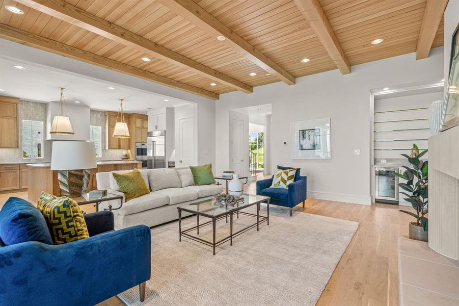 Furnished interior view inside a new home in , Fort Worth (Image 39).