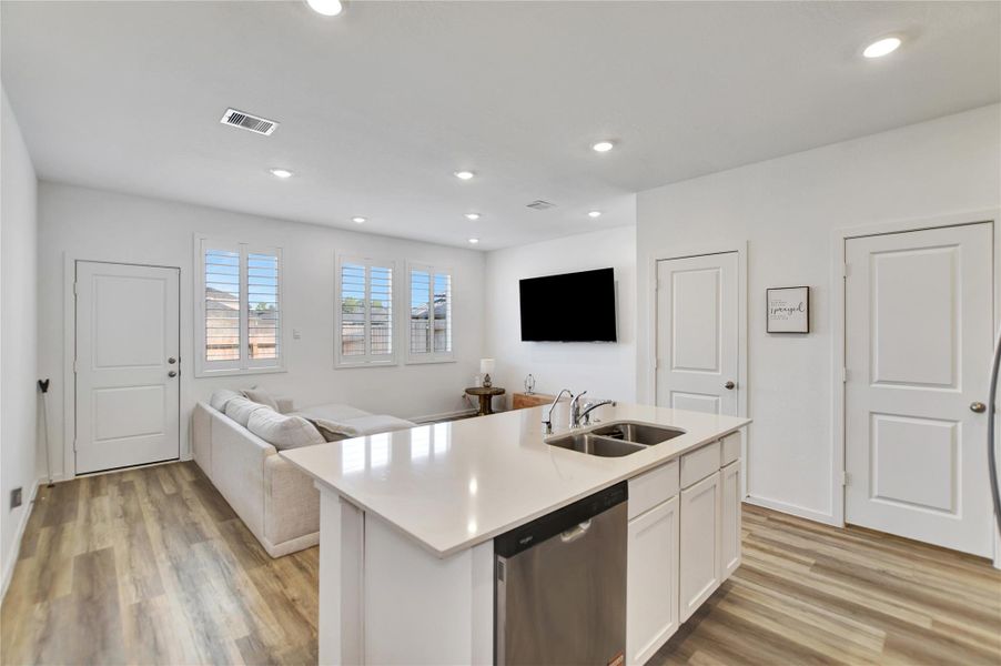 Furnished interior view inside a new home in Legacy Park, Houston (Image 14).
