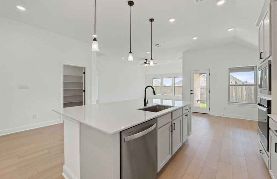 Furnished interior view inside a new home in Crescent Bluff, Georgetown (Image 6).